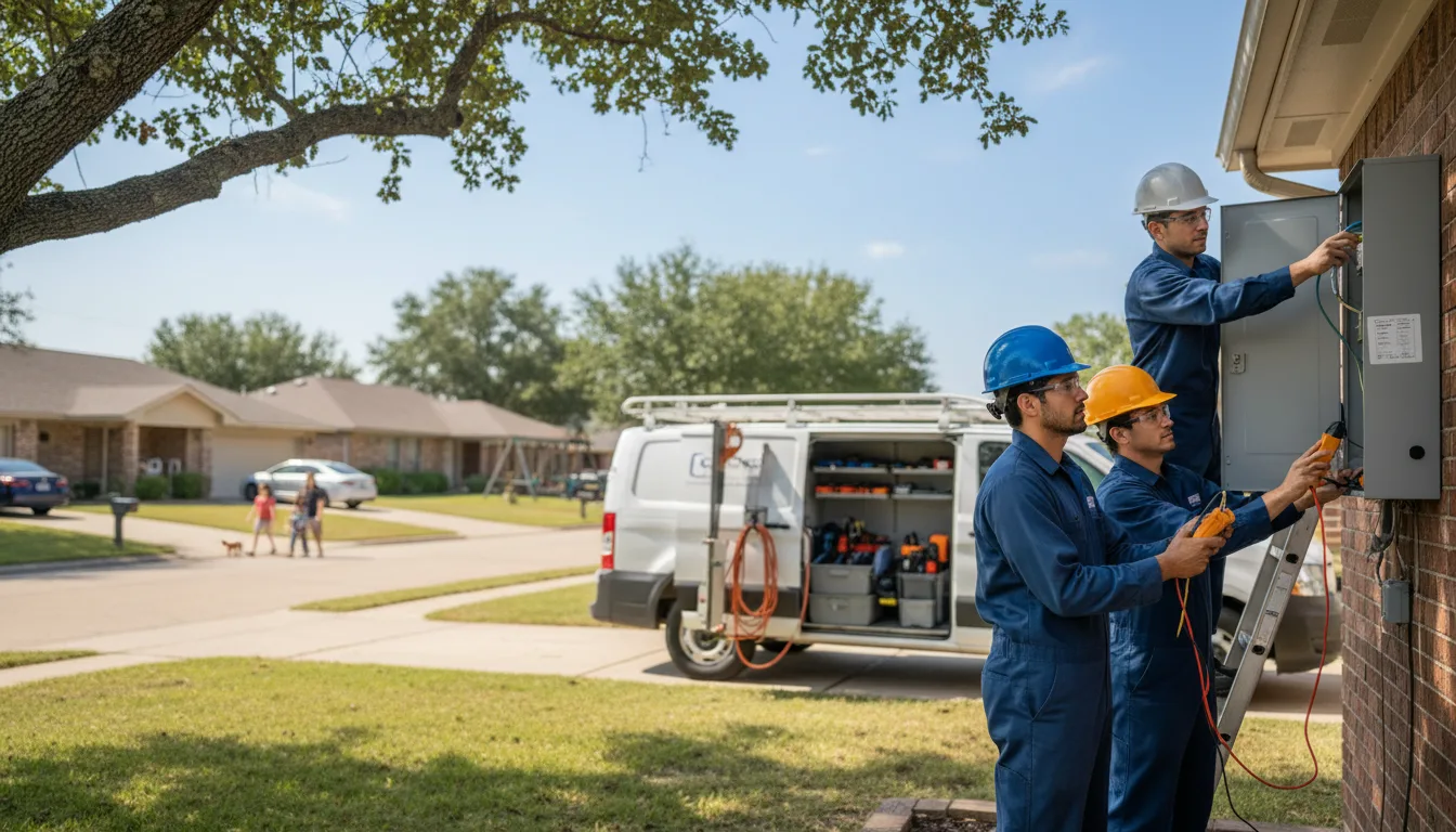 Certified electrician providing emergency electrical services in Steeleville, IL